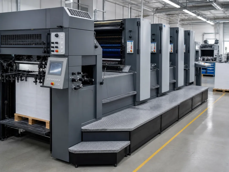 Heidelberg four-color printing press