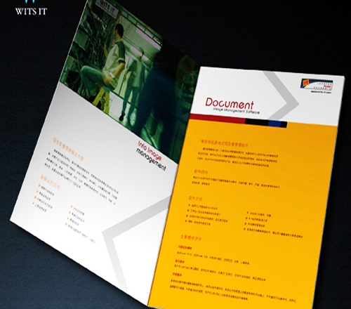Corporate document and catalog print sample